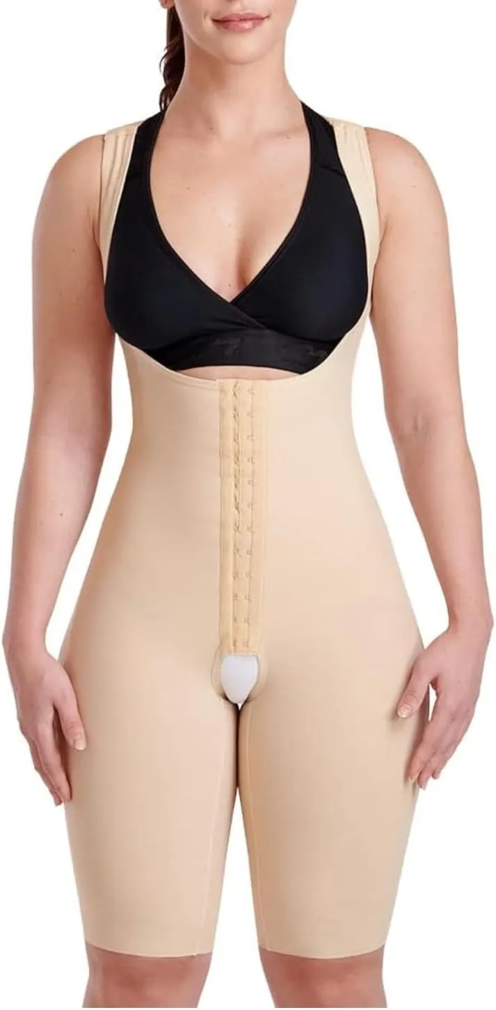 MARENA Short Length Female Curves Bodysuit with Hidden Reinforcement Panels