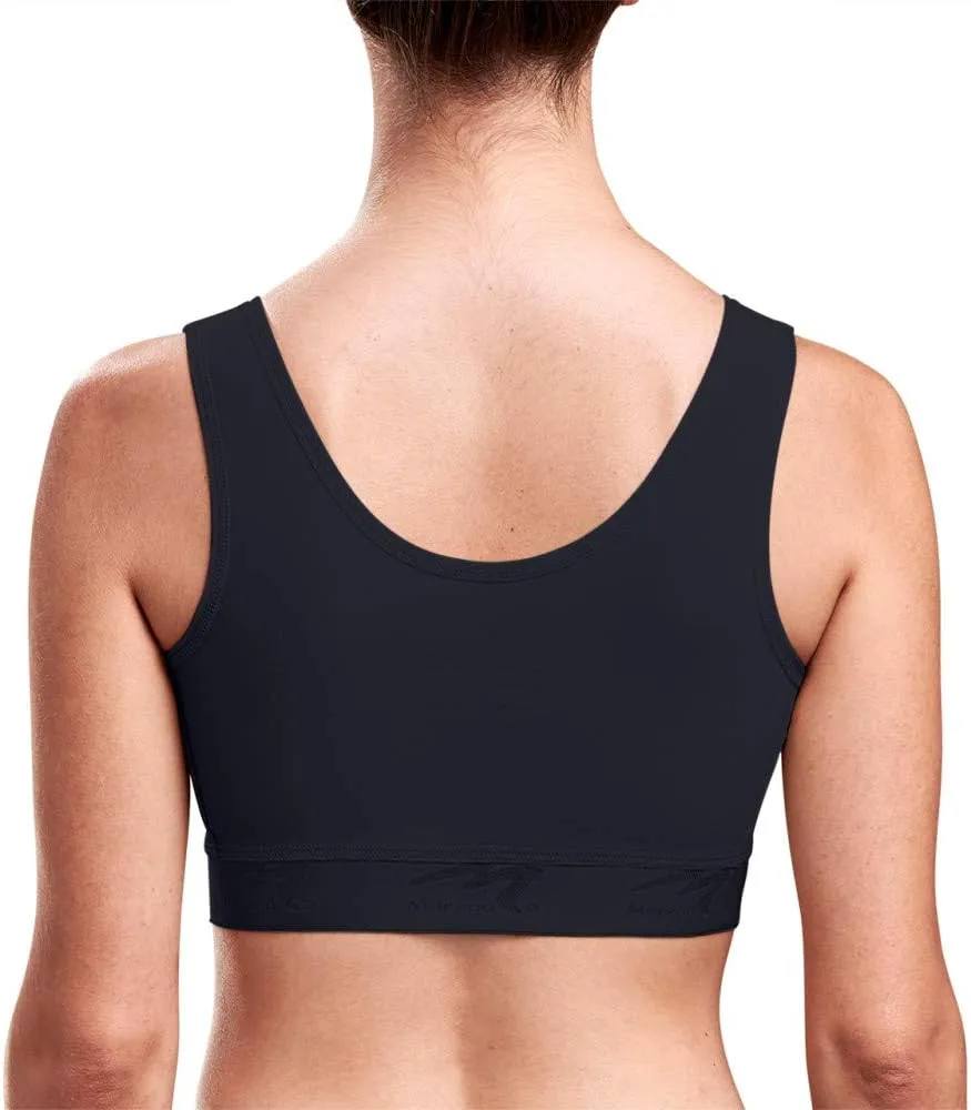 MARENA Women’s Flexfit Shirred Front Bra - Breast Augmentation Bra Post Surgery