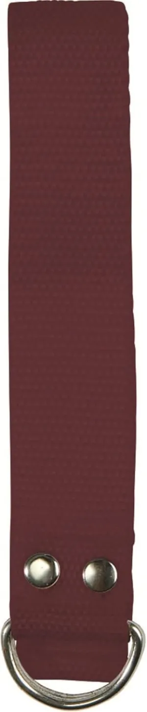 Martin Sports Dozen (12) Pack Nylon Football Pant Belts, One Size Fits All (Maroon)