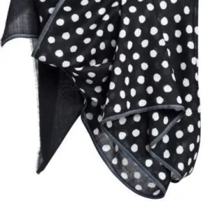 Maya Dot Scarf in Black