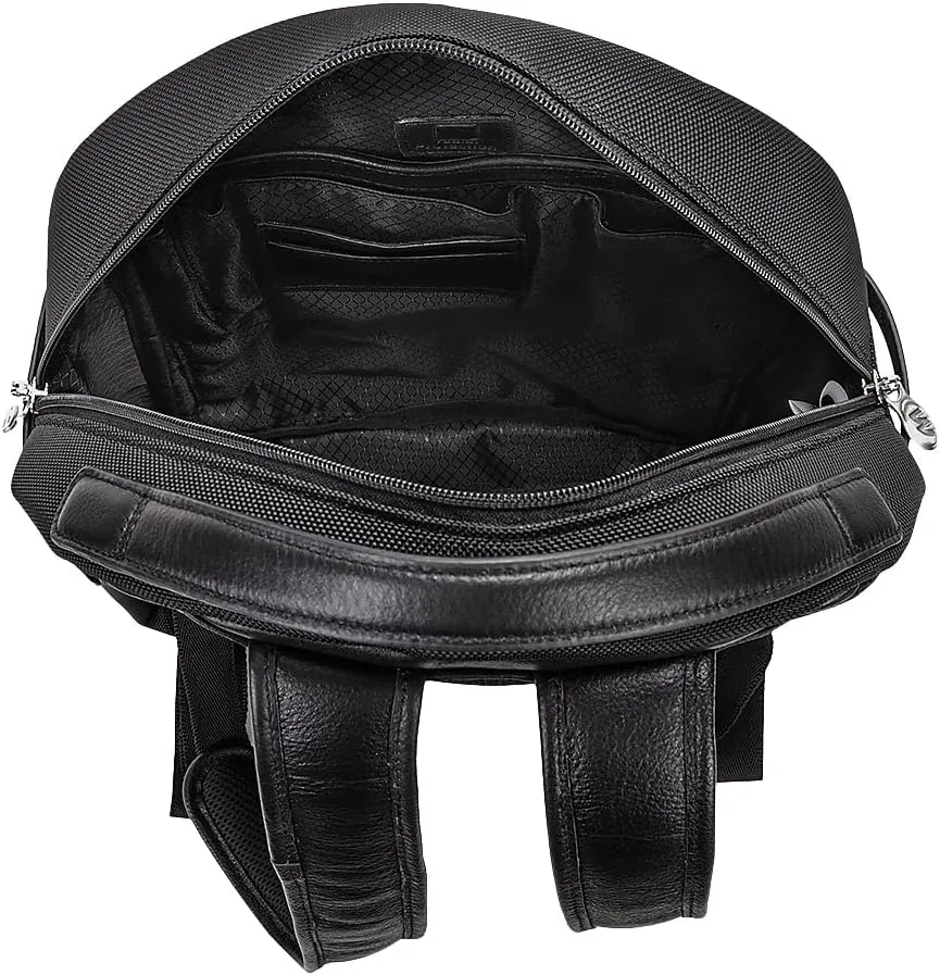 McKlein 15" Nylon, Business Casual, Laptop & Tablet Backpack- OAKLAND- Black