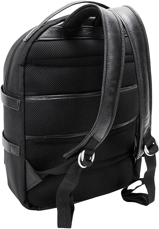 McKlein 15" Nylon, Business Casual, Laptop & Tablet Backpack- OAKLAND- Black