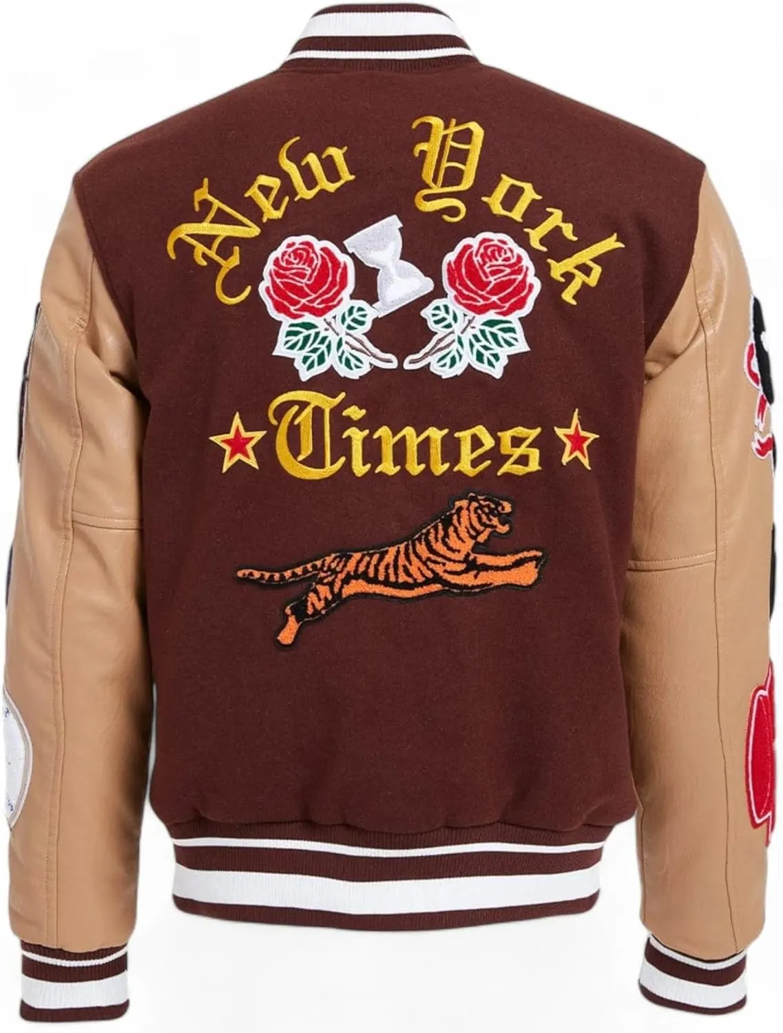 Men Varsity Jacket Empire City (Ruby)