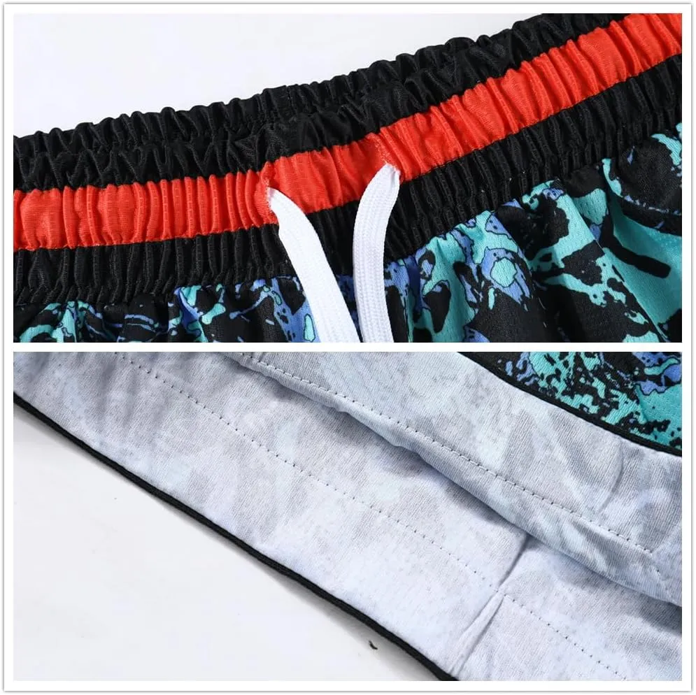 Mens Basketball Athletic Shorts with Zip Pockets Mesh Workout Active Performance Gym Shorts