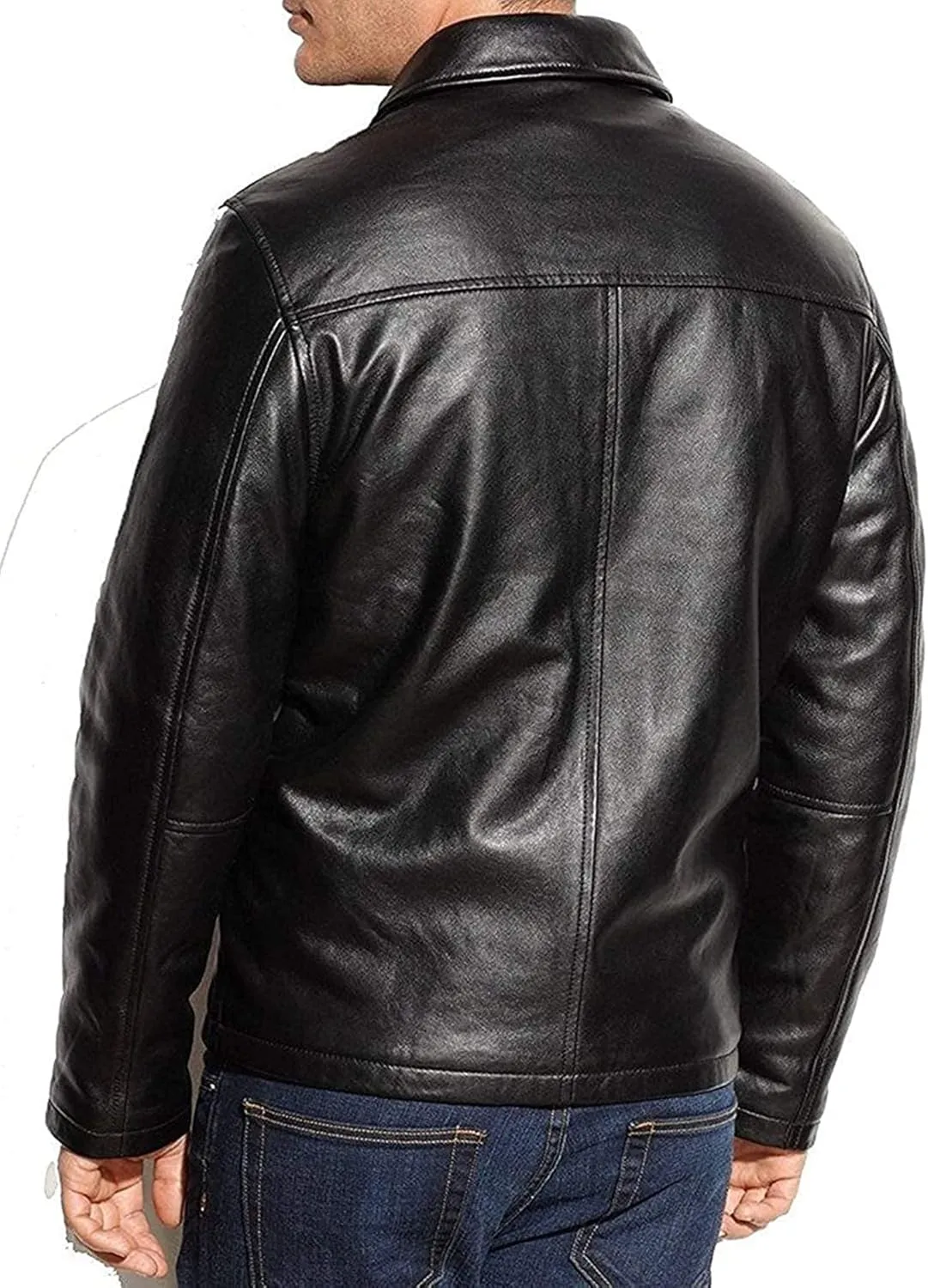 Men's Genuine Lambskin Leather Classic Biker Style Jacket | lambskin Jackets Men