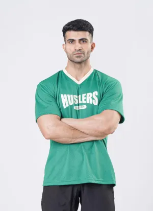 Men’s Green Oversized Mesh Basketball T-shirt