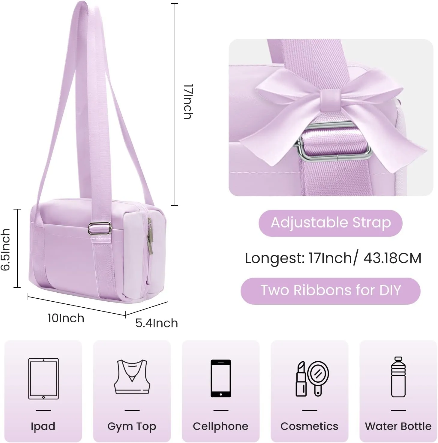 Mini Gym Bag for Women Small Gym Tote Bag Waterproof Sports Duffel Bags Dance Yoga Workout Bag 2025