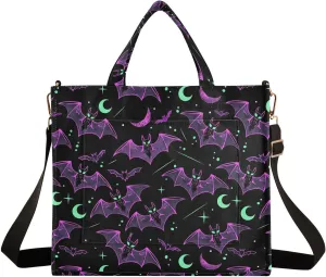 MNSRUU Corduroy Tote Bag for Women, Funny Skulls Tote Bag Crossbody Hobo Handbag Shoulder Bag for Work Travel