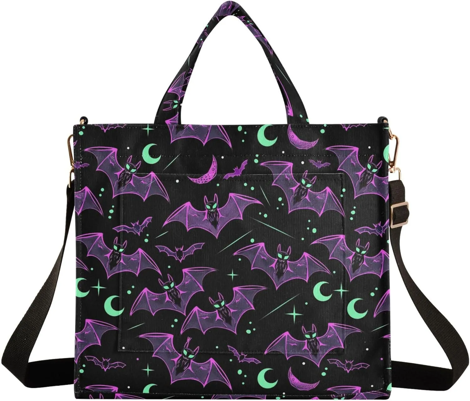 MNSRUU Corduroy Tote Bag for Women, Funny Skulls Tote Bag Crossbody Hobo Handbag Shoulder Bag for Work Travel