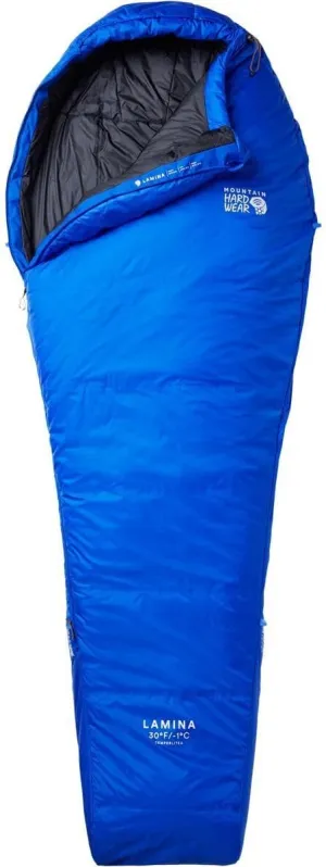 Mountain Hardwear Lamina 30F Sleeping Bag, Bright Island Blue, Long/Right Zip