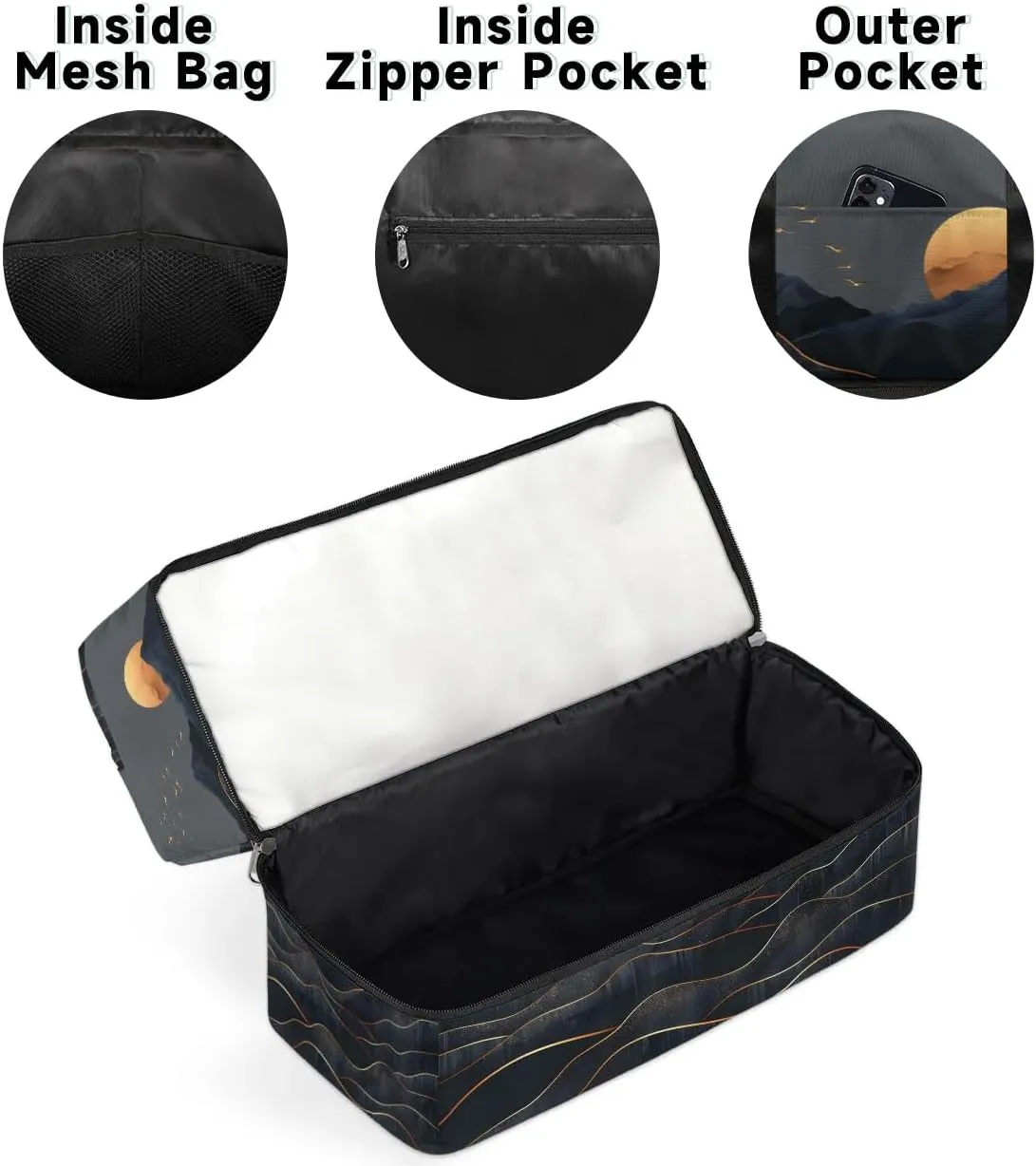 Mountain Sun Travel Duffel Bag Dry Wet Separated Sports Tote Travel Duffle Bag Gym Workout Bag Women Travel Duffel Bag for Women, Travel, Gym, Work