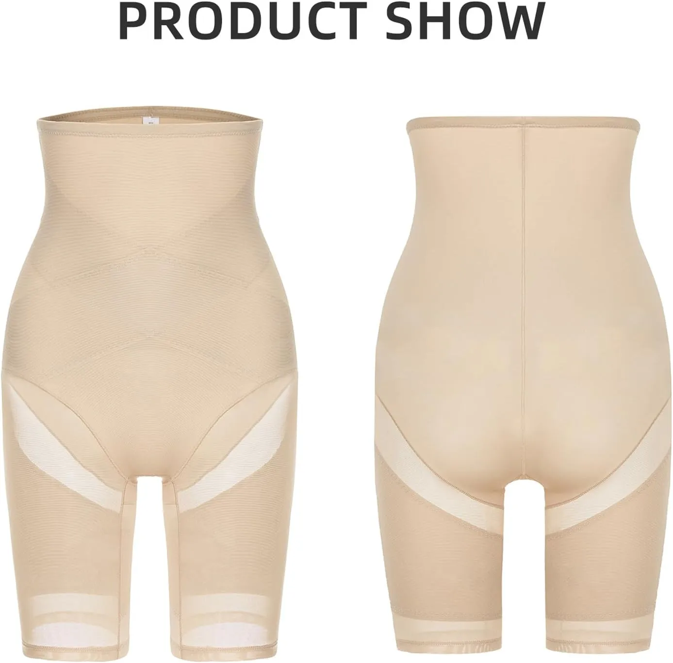 MOVWIN Tummy Control Shapewear for Women High Waisted Butt Lifting Panties Thigh Slimmer Body Shaper Shorts