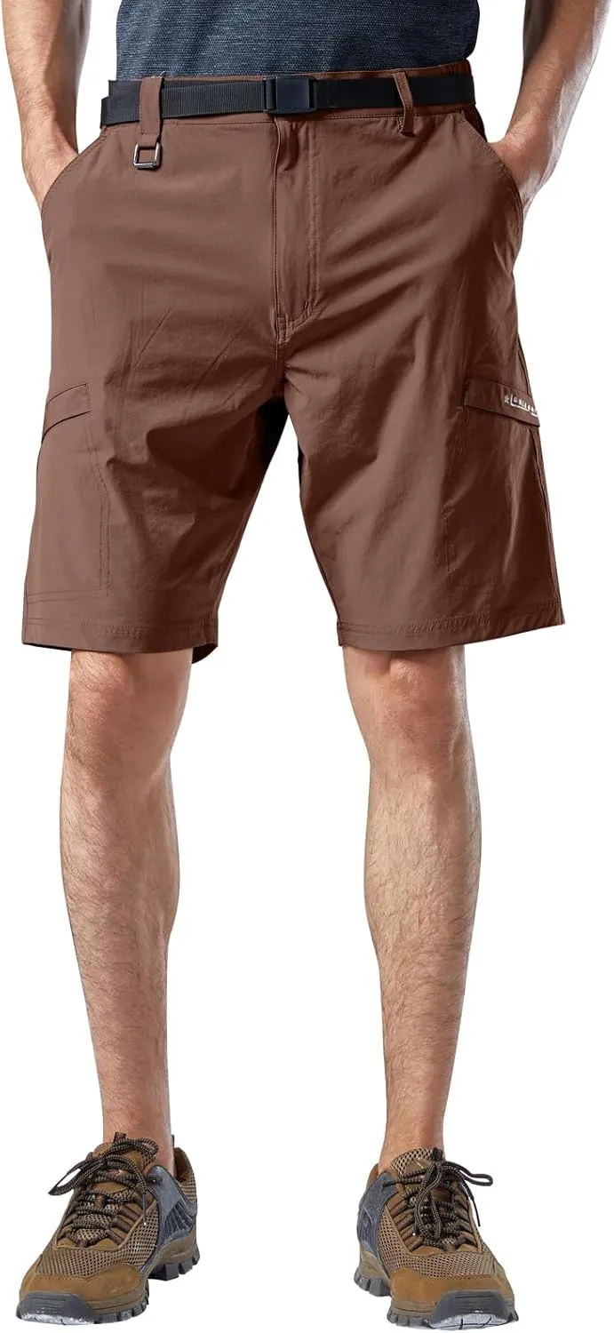 Mr.Stream Men's Hiking Relaxed Fit Golf Lounge Quick Drying Fishing Nylon Casual Shorts