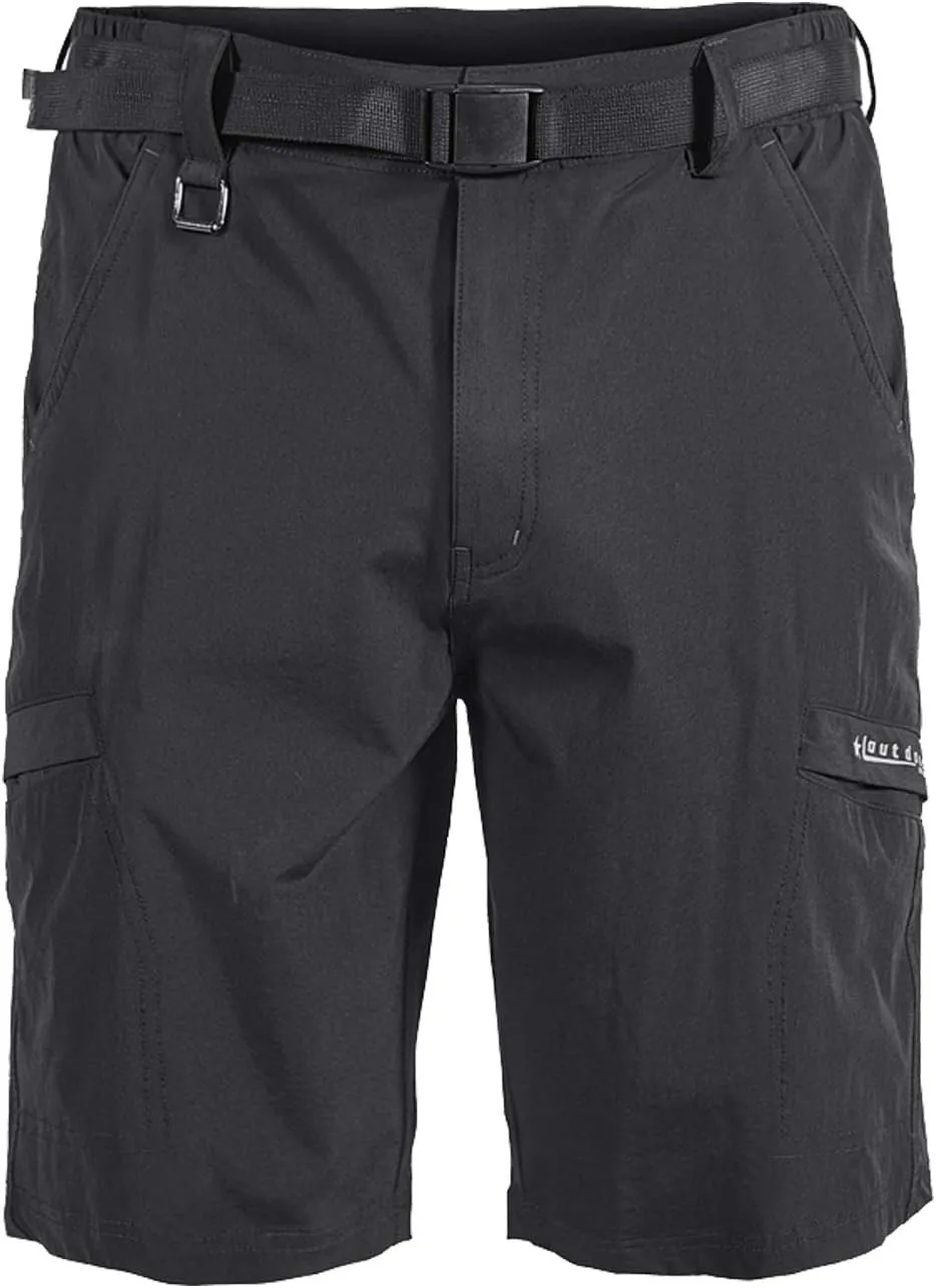 Mr.Stream Men's Hiking Relaxed Fit Golf Lounge Quick Drying Fishing Nylon Casual Shorts