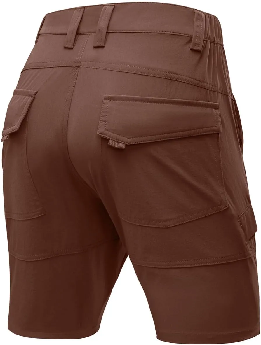 Mr.Stream Men's Hiking Relaxed Fit Golf Lounge Quick Drying Fishing Nylon Casual Shorts