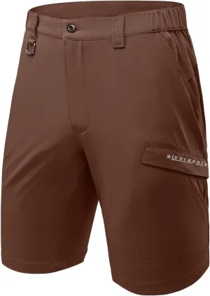 Mr.Stream Men's Hiking Relaxed Fit Golf Lounge Quick Drying Fishing Nylon Casual Shorts