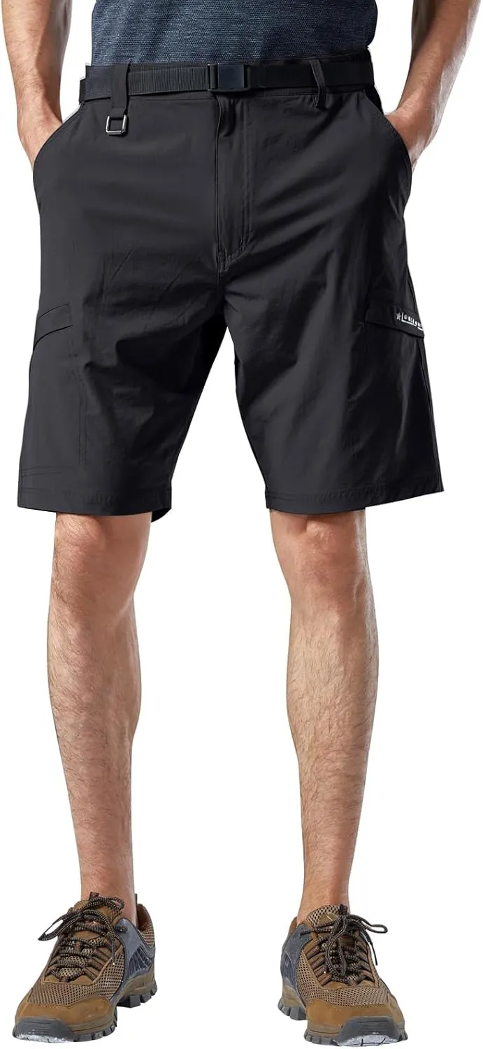 Mr.Stream Men's Hiking Relaxed Fit Golf Lounge Quick Drying Fishing Nylon Casual Shorts