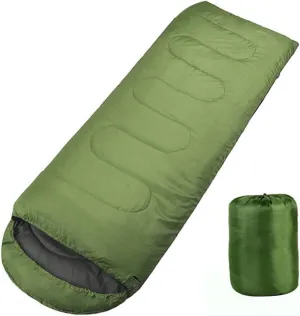 Mummy with Hood Lightweight Camping for Hiking and Outdoor Activities Olive Green Durable and Comfortable Design