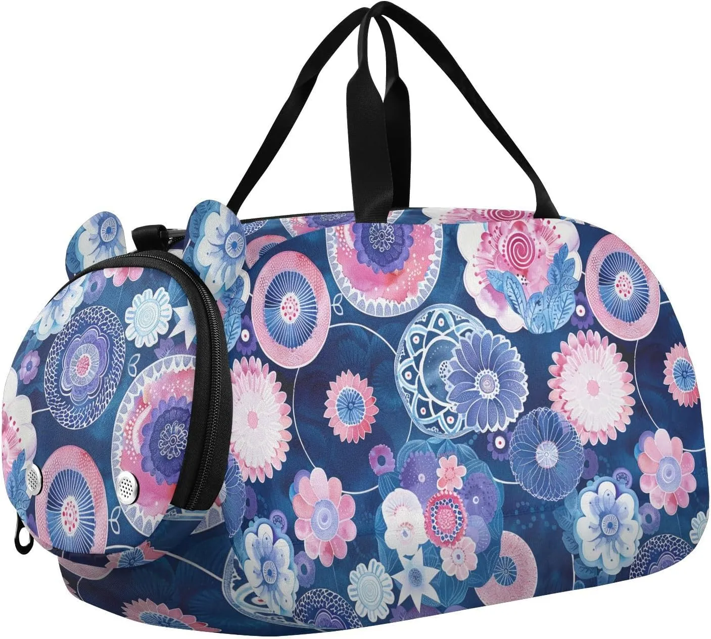 Mystery Kids Cute Gym Bag with Shoes Compartment Lightweight Travel Duffel with Adjustable Strap for Travel, Sports, Fitness & Workout