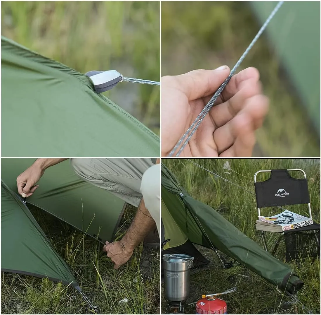 Naturehike Cloud-Up 1 Person Tent, Lightweight Backpacking Tents for One Man, Waterproof Ultralight One Person Tent for Camping Hiking Backpacking
