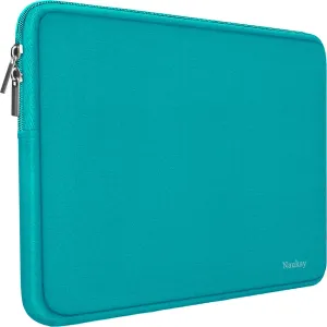 Naukay 15.6 Inch Laptop case Bag,Against dust Resistant Neoprene Notebook Computer Pocket Sleeve/Tablet Briefcase Carrying Bag Compatible 15-15.6 Inch HP/Dell/Asus/Acer/Toshiba/Fujitsu-Blue