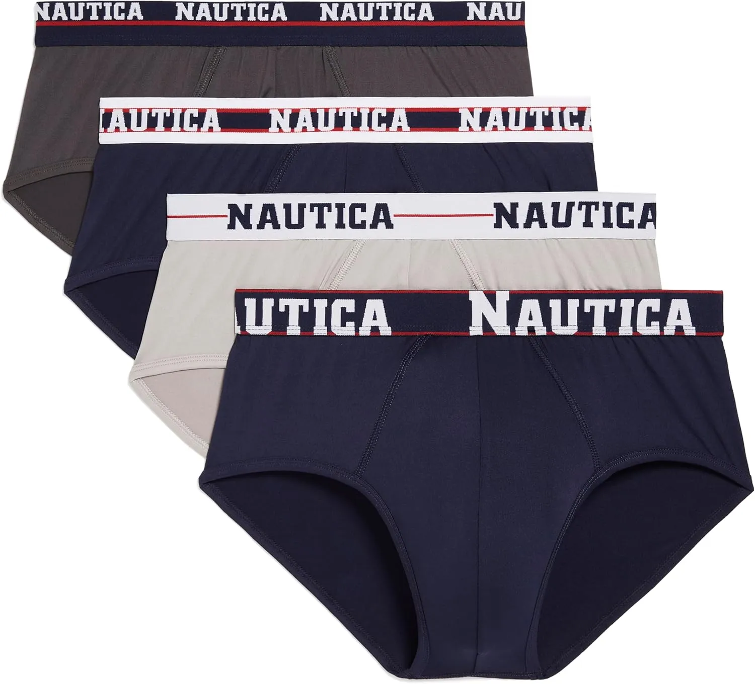 Nautica Men's 4 Pack Limited Edition Micro Stretch Briefs