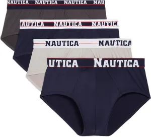 Nautica Men's 4 Pack Limited Edition Micro Stretch Briefs