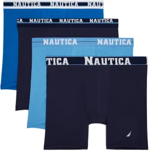 Nautica Men's 4 Pack Limited Edition Stretch Boxer Briefs