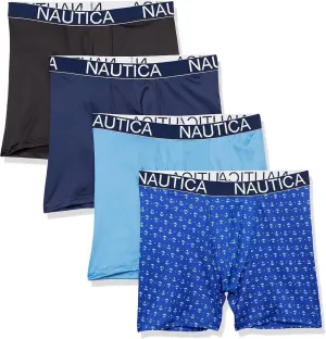 Nautica Men's 4 Pack Micro Boxer Brief