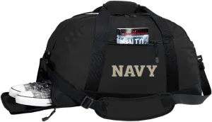 Naval Academy Duffel Bag - USNA Navy Gym Bags w/SHOE POCKET