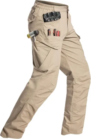 NAVEKULL Men's Flex Tactical Pants Ripstop Stretch Work Cargo Pants Water Resistant Outdoor EDC Hiking Pants