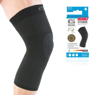 Neo-G Knee Sleeve for Daily wearing, Sports - Good for Sprains, Strains, Weak Muscles - Knee Sleeves for Men Women - Airflow