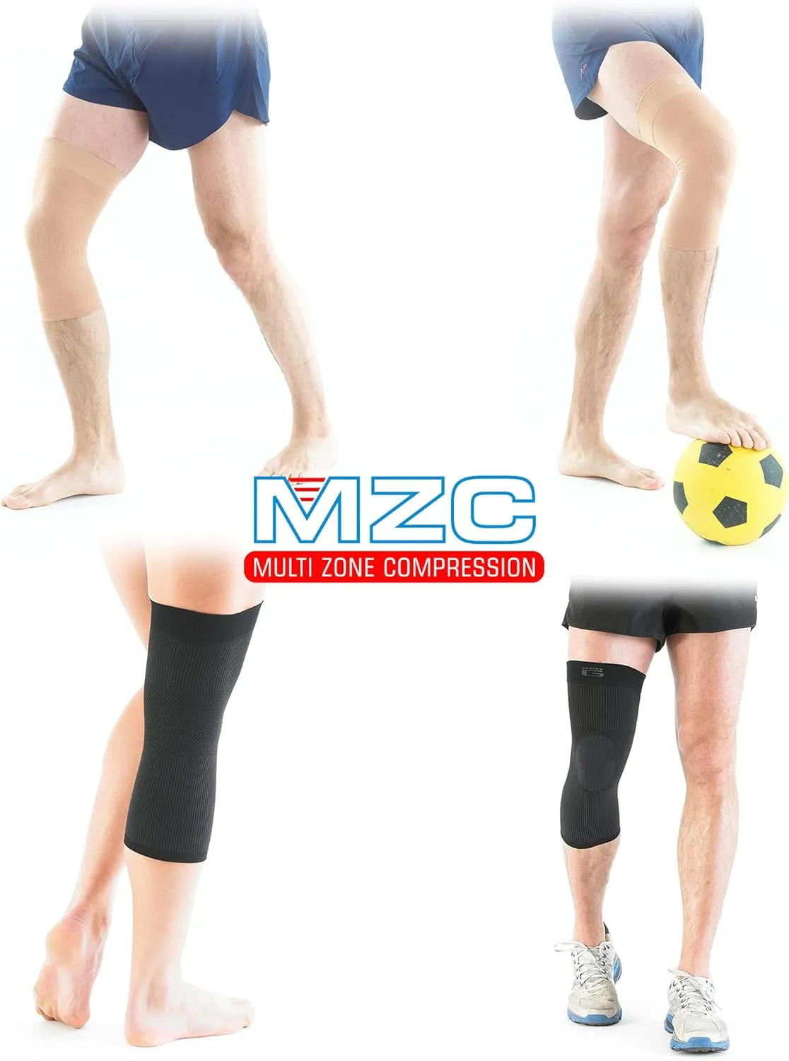 Neo-G Knee Sleeve for Daily wearing, Sports - Good for Sprains, Strains, Weak Muscles - Knee Sleeves for Men Women - Airflow