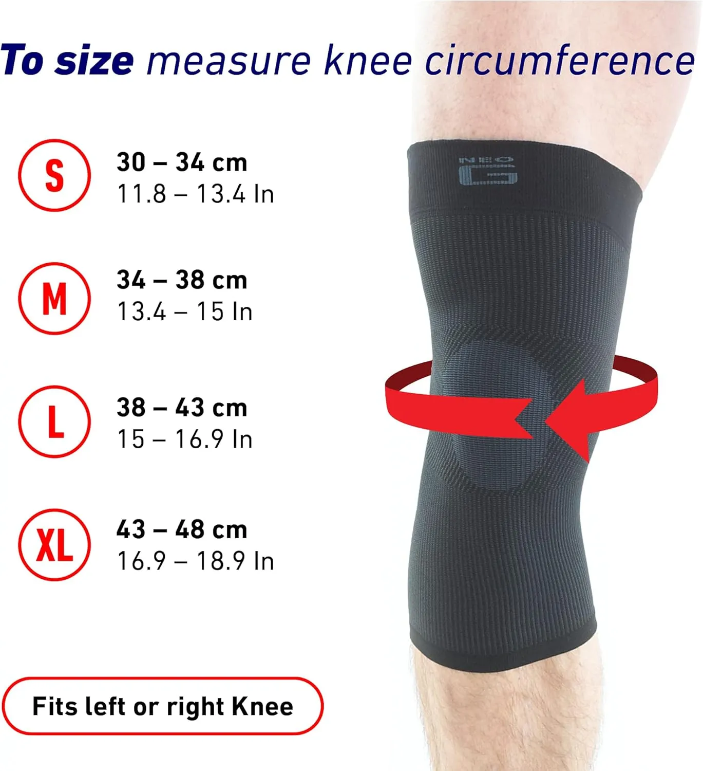 Neo-G Knee Sleeve for Daily wearing, Sports - Good for Sprains, Strains, Weak Muscles - Knee Sleeves for Men Women - Airflow