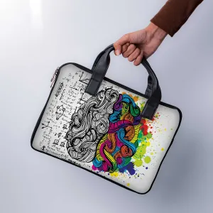 Neuro Art Laptop Sleeve With Handle