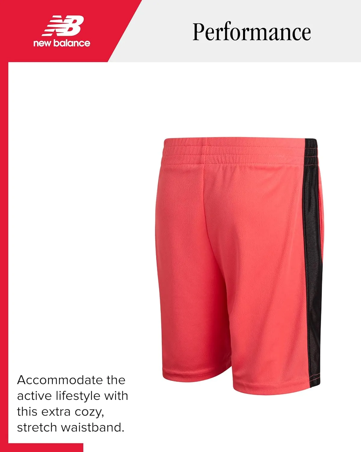 New Balance Boys Athletic Shorts - 2 Pack Moisture-Wicking Performance Mesh Shorts for Boys for Running and Sports (4-20)