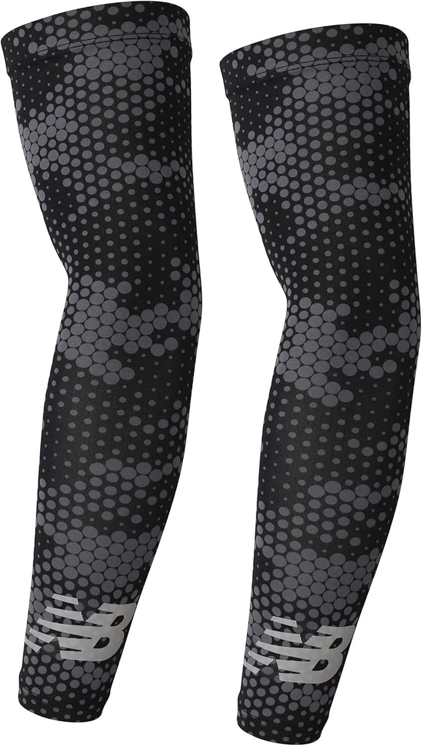 New Balance Unisex Outdoor Sports Compression Arm Sleeves, Arm Warmer, 1 Pair