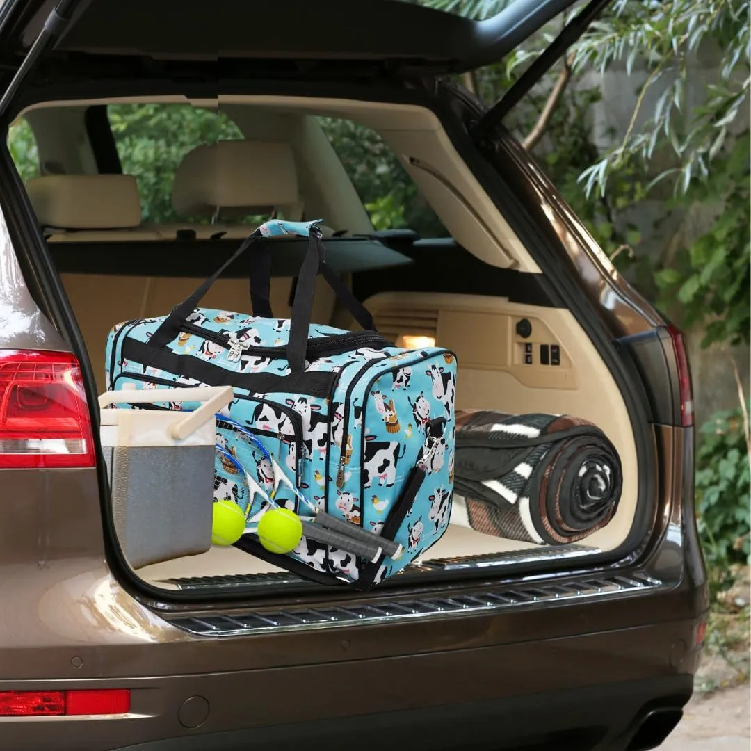 NGIL Canvas 20" inch Duffle Bag (Cow-black)