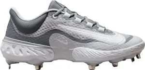 Nike Alpha Huarache Elite 4 Low Men's Baseball Cleat US (Grey/White, US Footwear Size System, Adult, Men, Numeric, Medium, 15)
