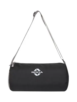 NIVIA Basic 11.5L Duffle Bag (Black/Grey)