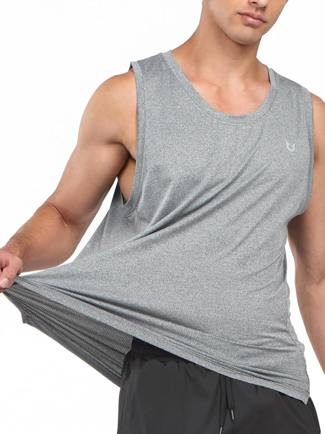 NORTHYARD Mens Athletic Tank Tops Quick Dry Running Shirts Muscle Sleeveless Sports Workout Training Teee