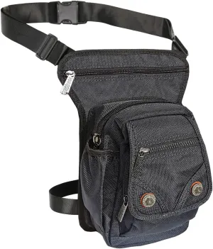 Nylon Leg Bag Thigh Pouch Fanny Pack Tactical Shoulder Messenger Bag Blue