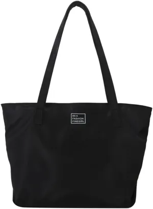 Nylon Tote Bag for Women Waterproof Shoulder Handbag with Zipper
