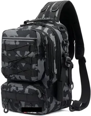Nylon Waterproof Outdoor Rucksacks Tactical Sports Camping Hiking Trekking Fishing Hunting Bag Backpack(B)