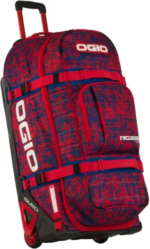 Ogio RIG9800 Wheeled Gear Bag Chaos Red/Blue
