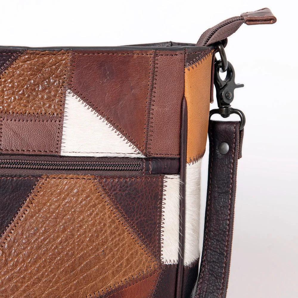 OHLAY MESSENGER  Hair-on Genuine Leather women bag western handbag purse