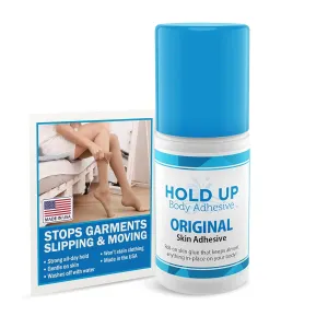 Original Roll-On – Body Glue for Dancers, Skin Adhesive for Compression Stockings, Sock Glue for Costumes, Lingerie, Cosplay, Fashion & Support Wear – 2 oz Bottle