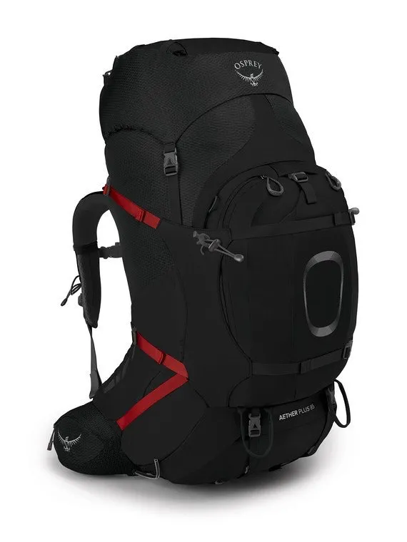 Osprey Aether Plus 85L Men’s Hiking Backpack With Rain Cover