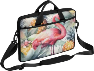 Paris Butterflys Laptop Bag for Men Women 13-15 Inch Case Bags Sleeve Shoulder with Anti Slip Removable The Pad Straps