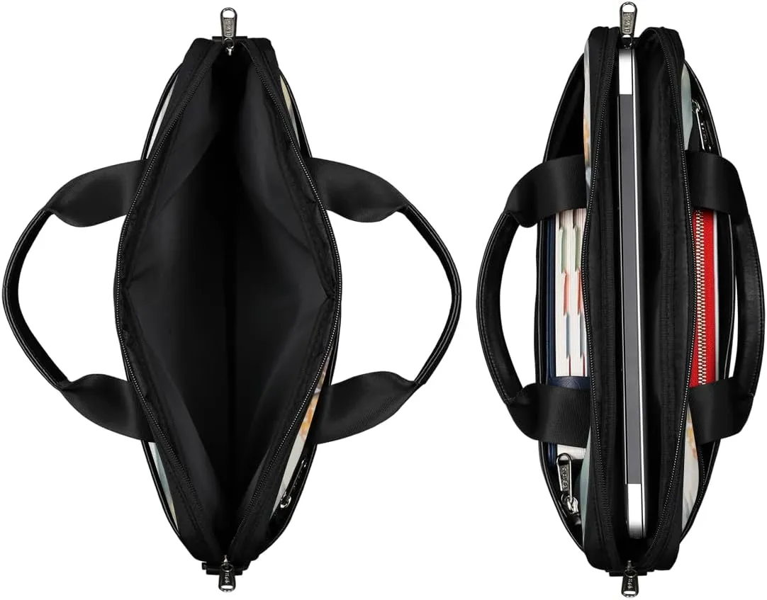 Paris Butterflys Laptop Bag for Men Women 13-15 Inch Case Bags Sleeve Shoulder with Anti Slip Removable The Pad Straps